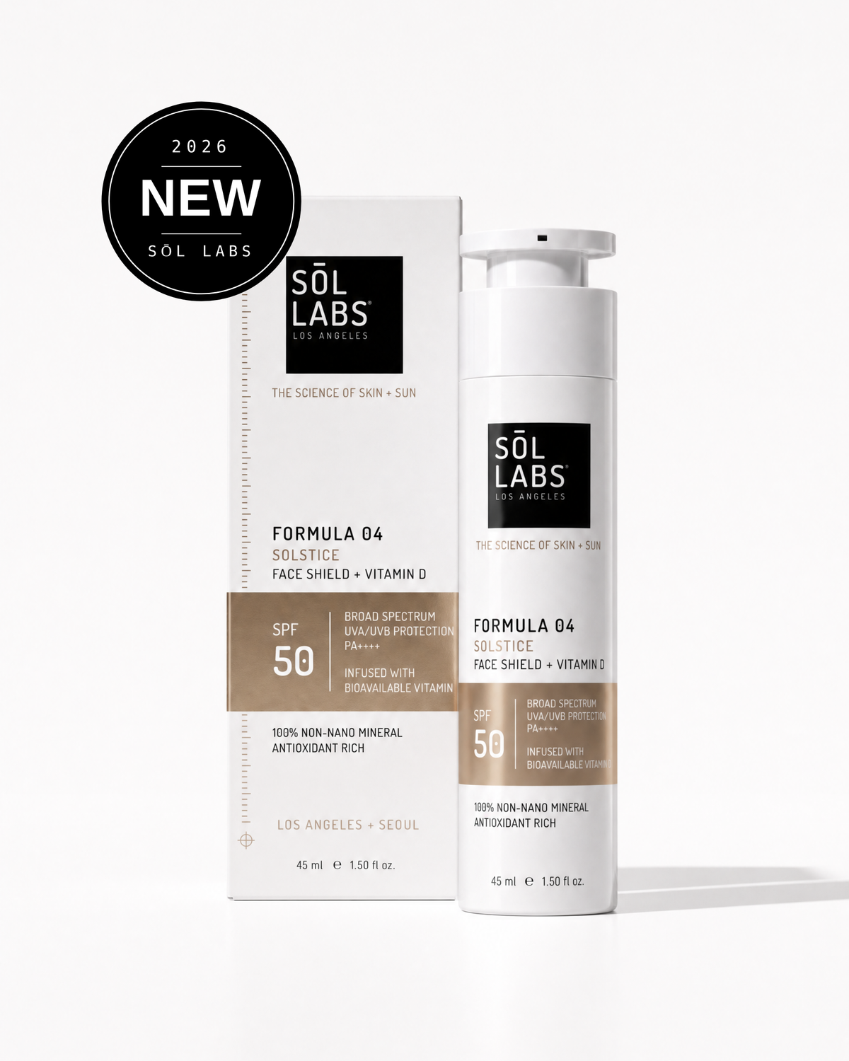 Solstice Mineral SPF 50 Vitamin D Face Shield