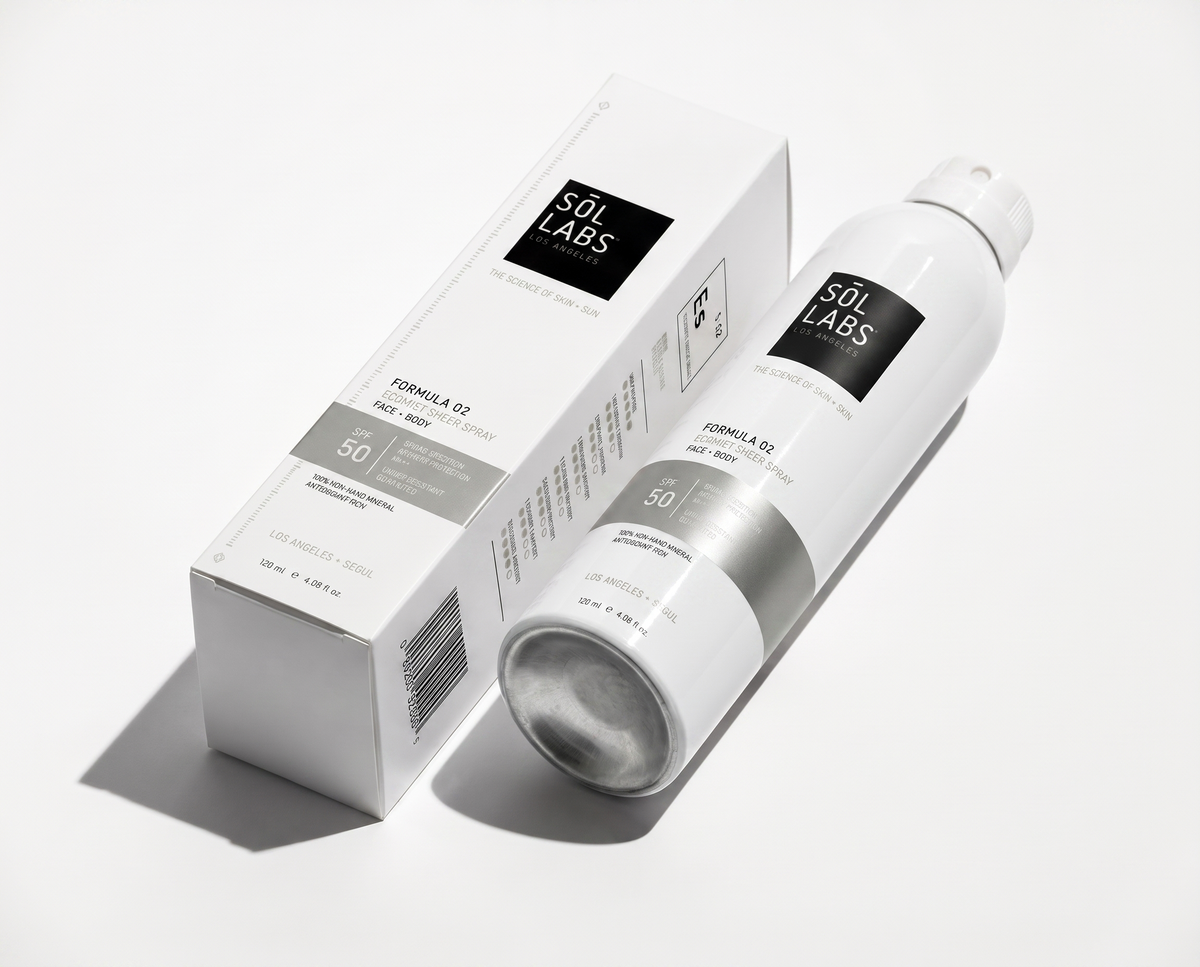 Ecomist Sheer Spray Mineral SPF 50 Face + Body Continuous Mist