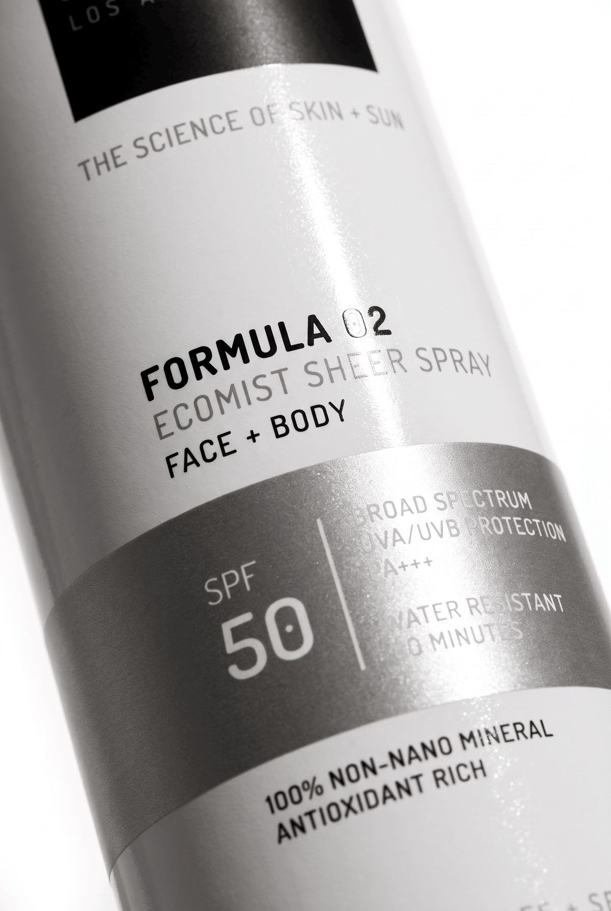 Ecomist Sheer Spray Mineral SPF 50 Face + Body Continuous Mist